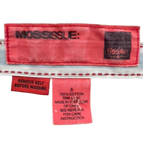 MOSSissue‎ Capri Cargo Capri  Wide Leg Cotton Khaki  & Army Green Lot of 2  SZ 5 - Picture 14 of 16